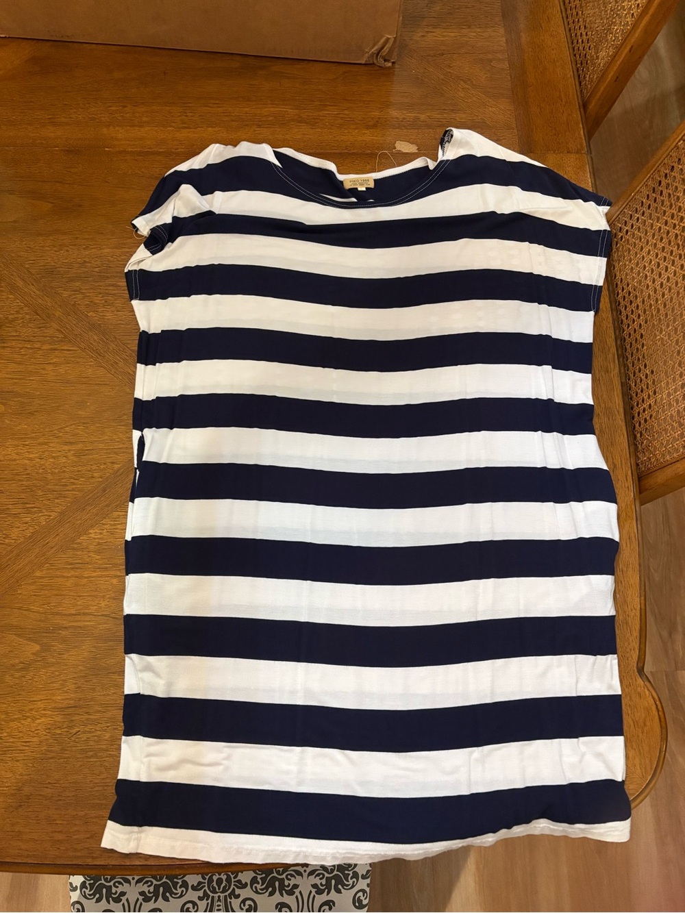Piko 1988 Navy and White Striped dress
